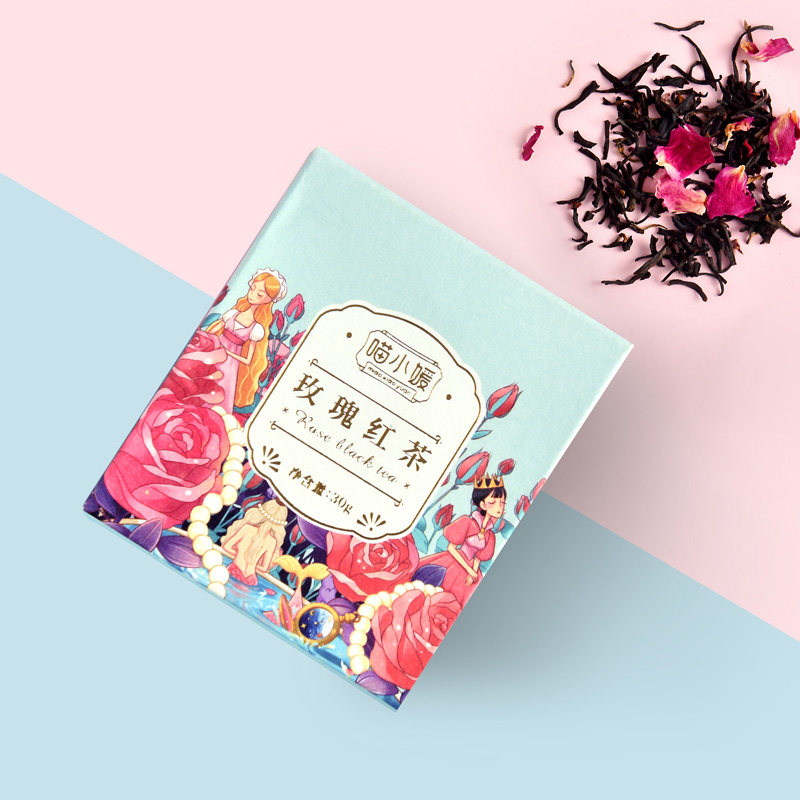 喵小媛干红玫瑰花茶午后红茶泡水重罐装花香香味组合型花茶