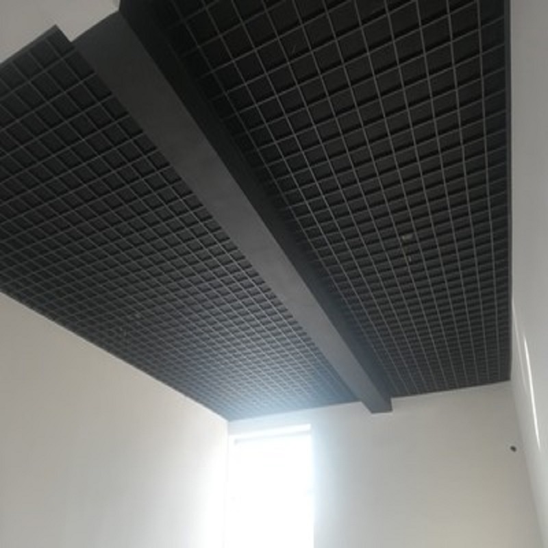 格栅餐厅集成材料黑色网格吊顶葡萄架洗车车房扣板模块