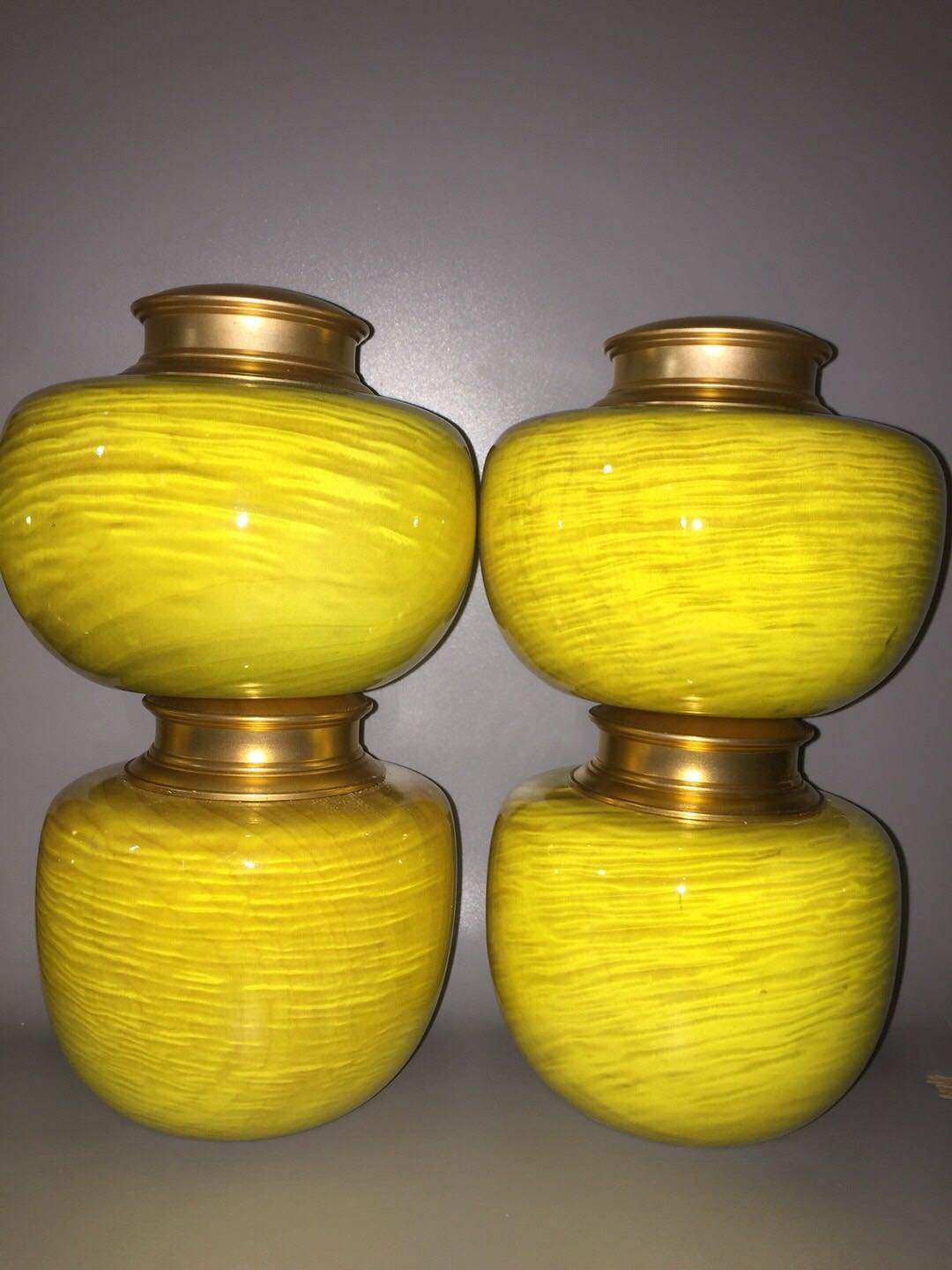 仙作金丝木楠大叶楠木水波茶纹叶茶道用品多功能茶叶罐