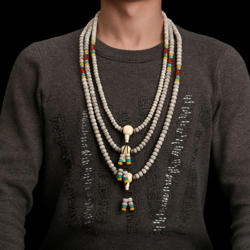 海南星月菩提子108颗正月手串男士佛珠手链女文玩项链情侣手饰品