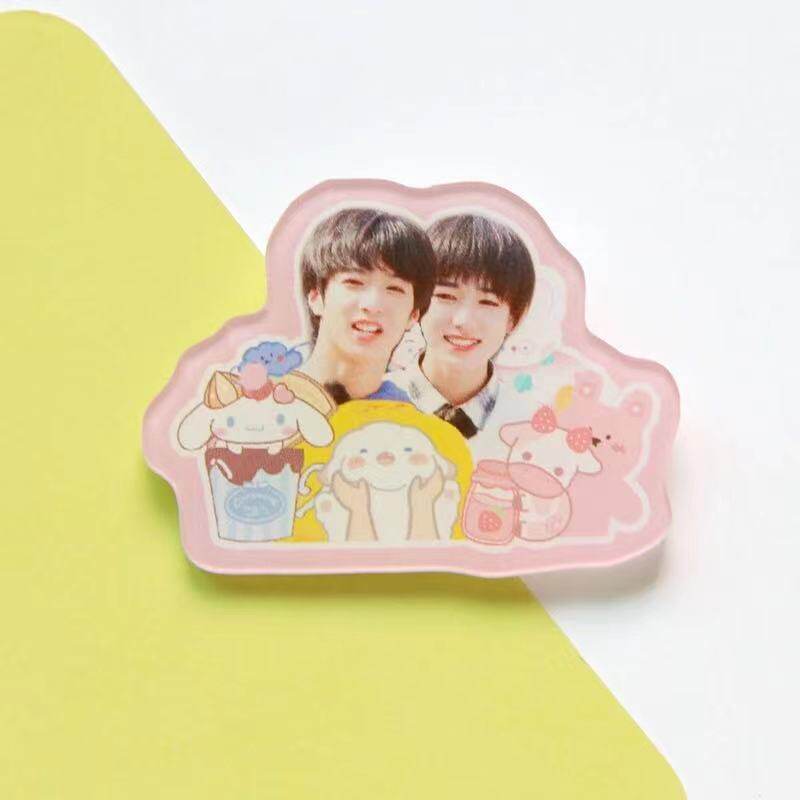 tnt宝宝胸针应援cp祺鑫轩翔时代文轩翔亚克力动漫挂件