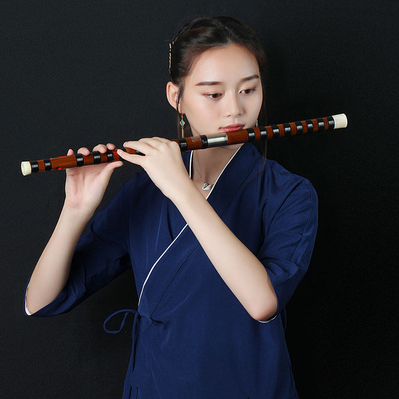 高档伶吟民族乐器专业高级演奏d典藏苦竹笛子e学生f横笛g调曲梆笛