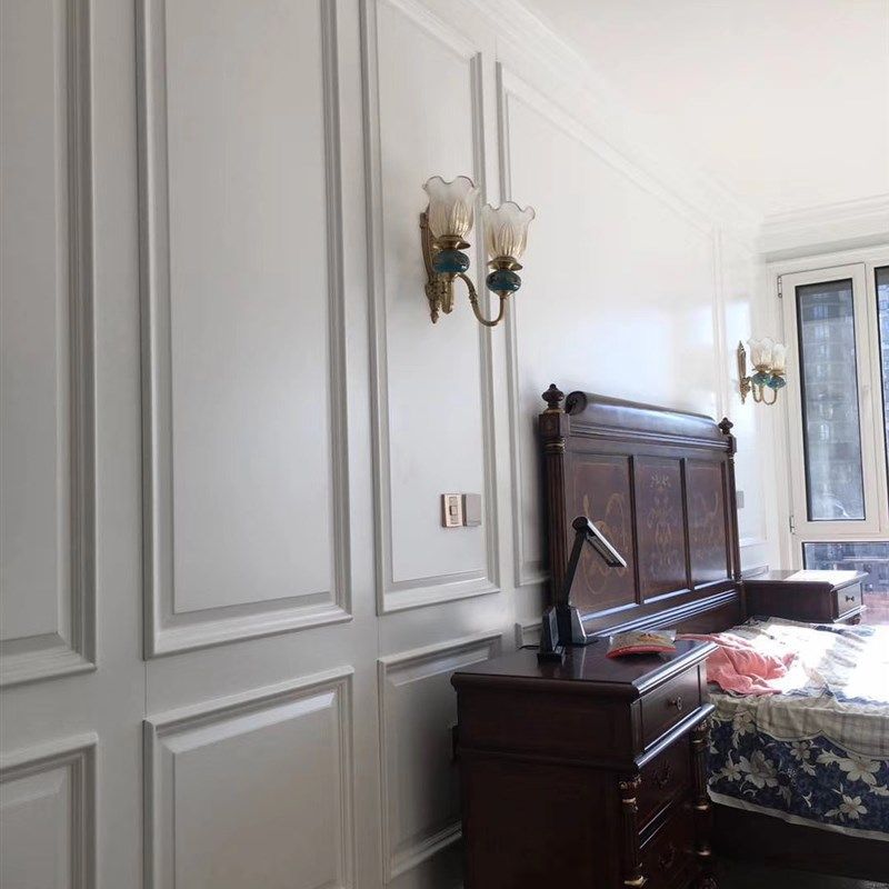 护墙板北京别墅烤漆实木饰面挂板定制墙裙背景墙护墙板