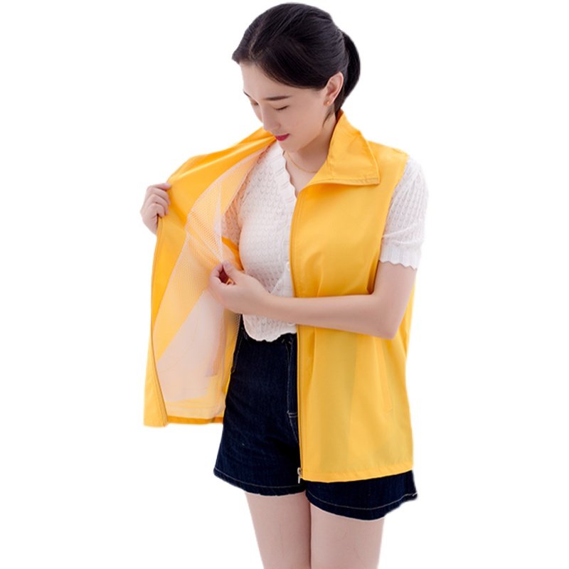 环保志愿者马甲定制工作服公益背心党员超市活动马甲定制