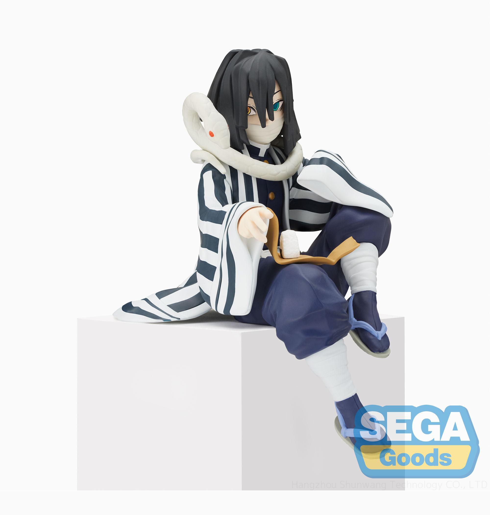 自营日本sega鬼灭之刃景品饭团蛇柱伊黑小芭手办