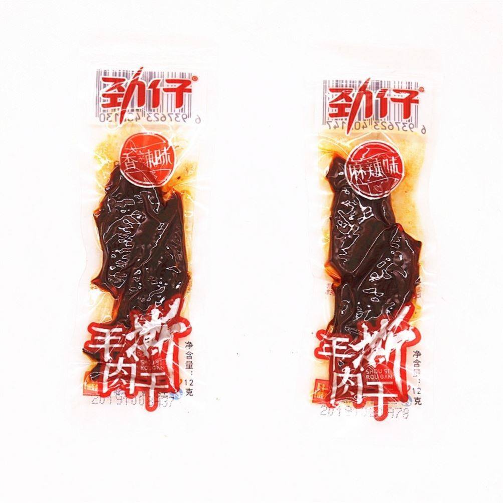 劲仔手撕肉干牛肉干香辣麻辣酱香即食鸭肉条网红休闲零食湖南特产