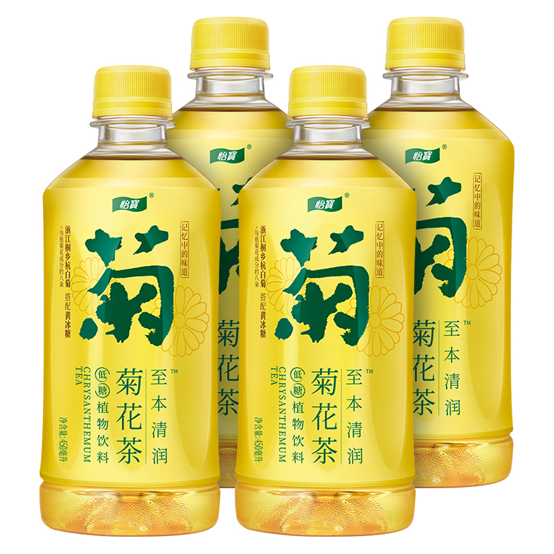 怡宝 菊花茶饮料 450mlx4瓶