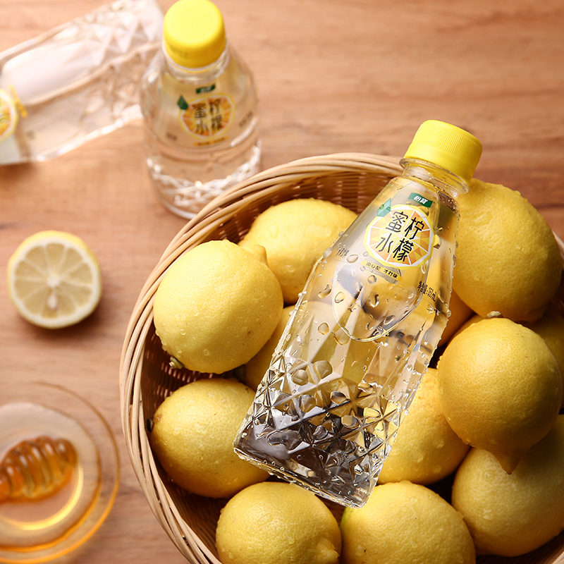 怡宝官方旗舰店宝蜜柠檬柠檬水水果饮料350ml12瓶气泡果味