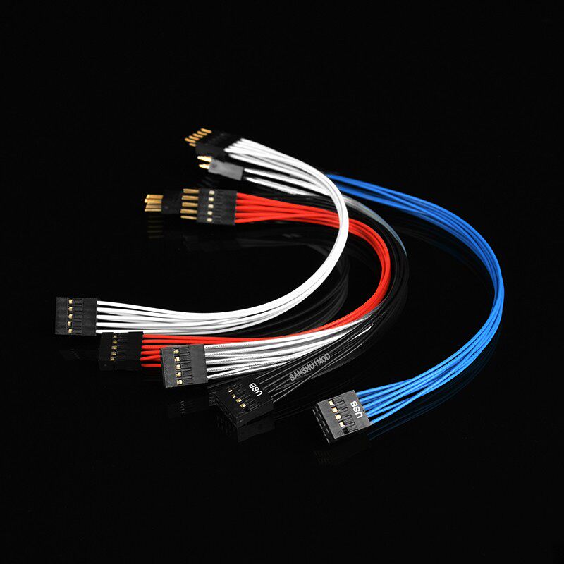 电脑主板io跳线机箱面板usb信号线主机内部连接线