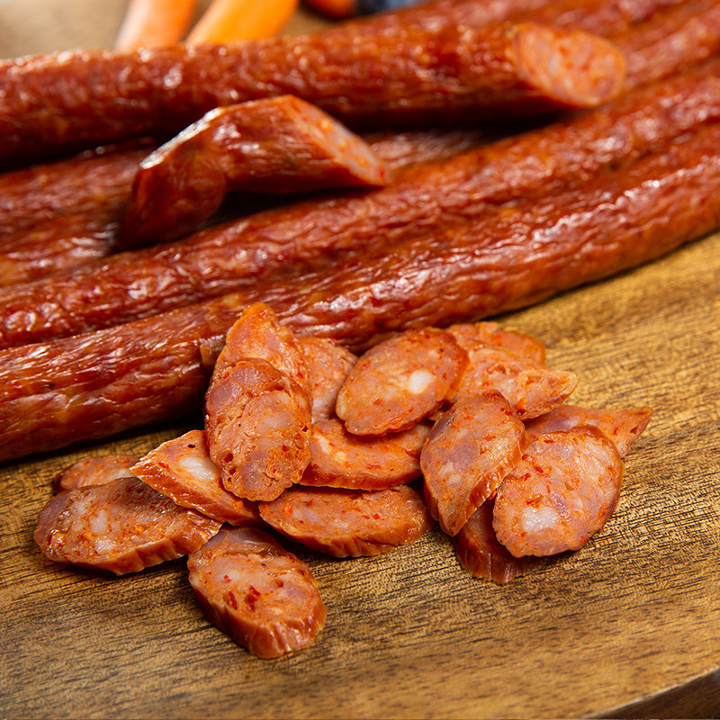 香肠knacker克娜克德国纯肉风干啤酒冷盘西餐披萨香肠