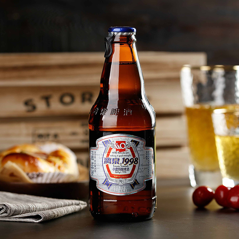 啤酒桂林漓泉1998整箱296ml小瓶瓶装8度小度啤酒