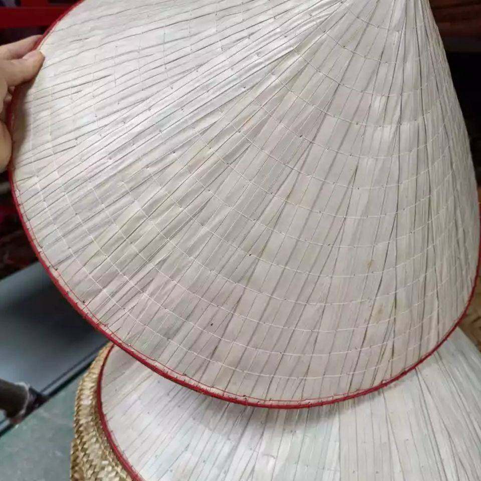 越南斗笠新款优惠仿古帽女竹笠草帽东南亚风情帽子