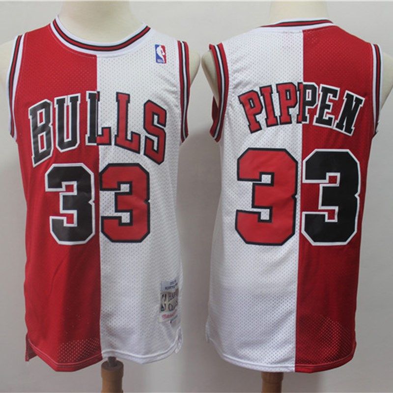 nba mens chicago bulls #33 scottie pippen basketball jerse | 伊