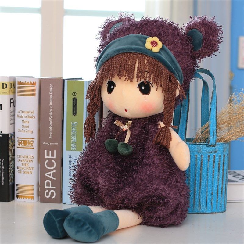 新娃娃女孩菲儿毛绒玩具公t仔睡觉抱枕大号网红布娃娃玩偶抱睡可