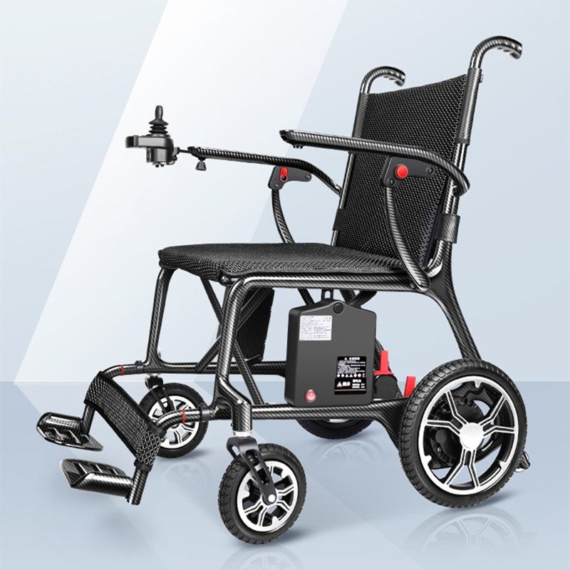 英洛华碳纤维电动轮椅轻便折叠智能全自动老年人残疾人电动轮椅