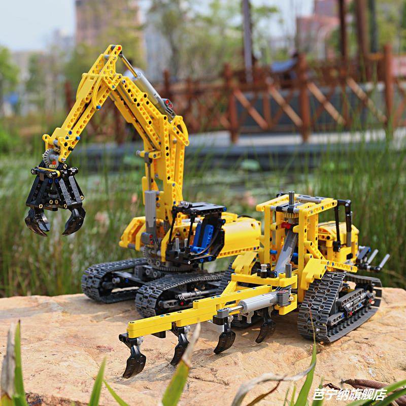 乐高工程车系列科技机械积木42006电动挖掘机男孩建构