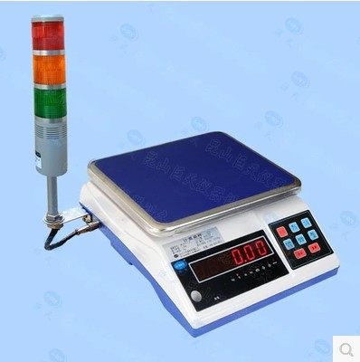巨天计重带上下限报警三色警示电子台秤3kg6kg01g15台秤