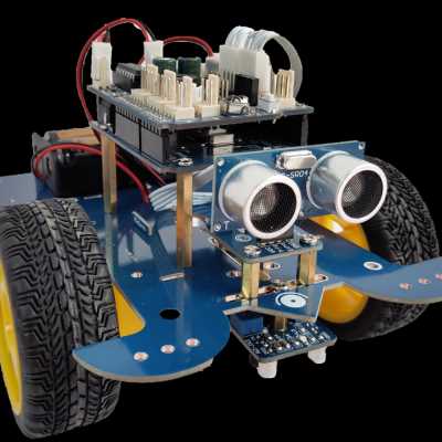 适用于arduinounor3循迹避障智能小车scratch图形智能车