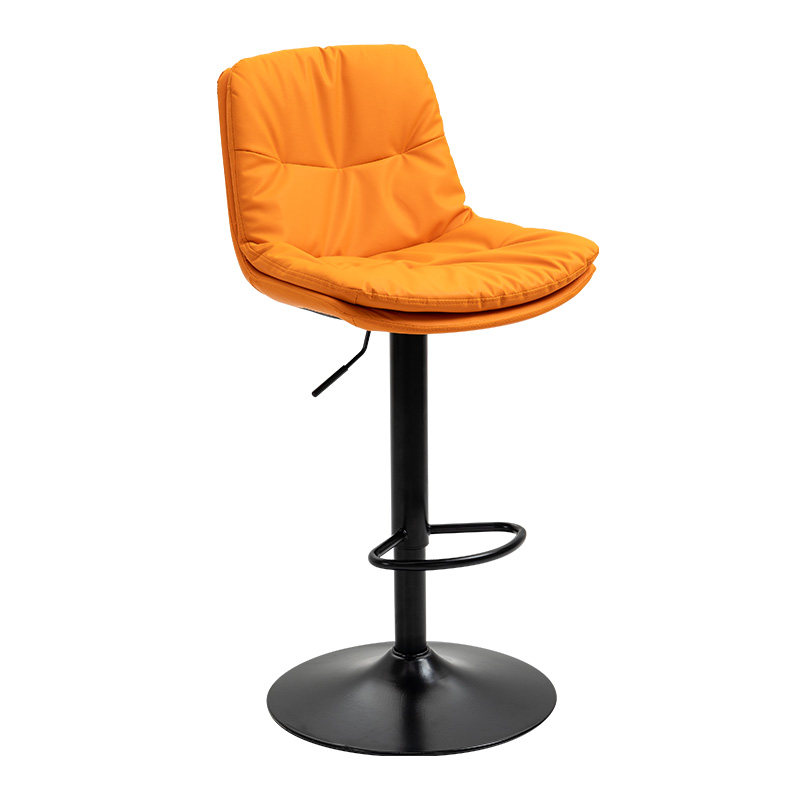 北欧椅子高脚设计师靠背家用酒吧高椅子升降轻奢酒吧椅