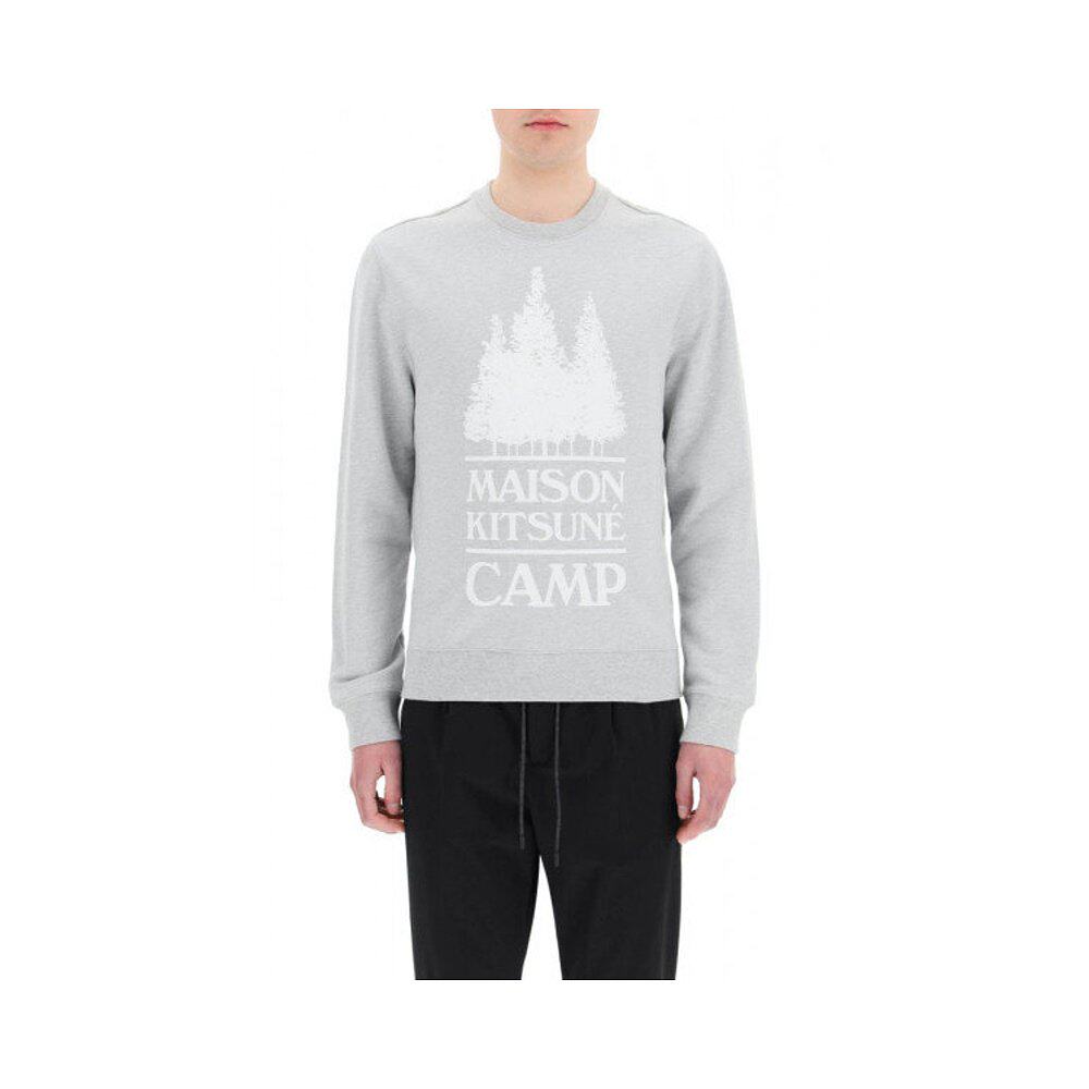 香港直邮maisonkitsune圆领长袖套头卫衣im00328km0020grm卫衣