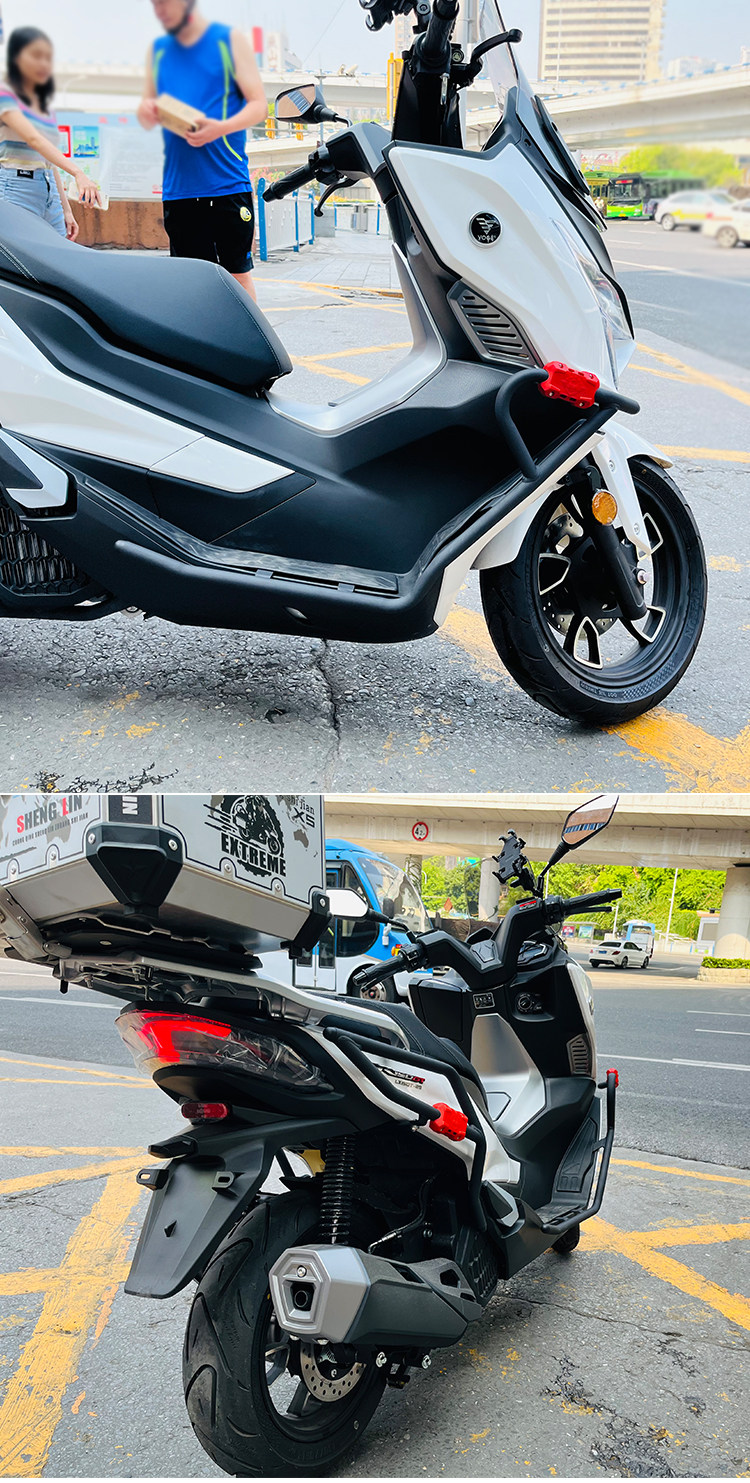 适用于隆鑫无极sr150gt保险杠防摔护杠lx150t-29全包前后摩托车保险杠