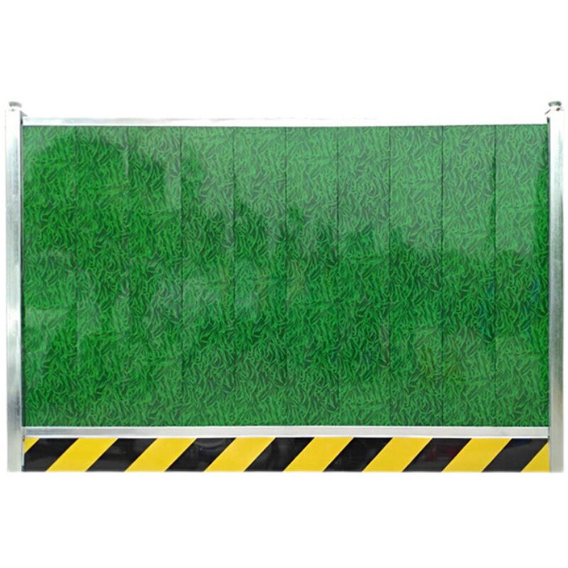 挡板彩钢围挡厂家小草铁皮施工降噪泡沫夹心护栏