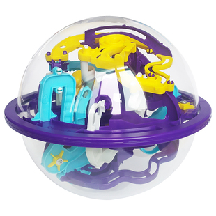 奥麒3D迷宫球走珠立体地球星球太空魔幻益智力球儿童平衡玩具男孩