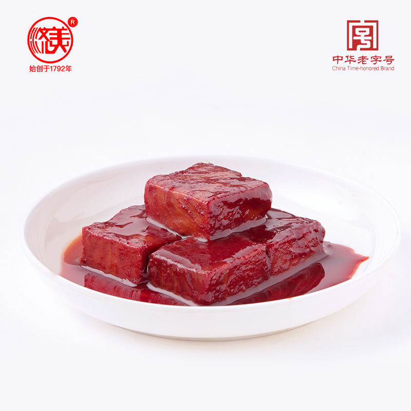 济美酱菜红方豆腐乳罐装330g调味料腐乳瓶装咸菜豆腐乳