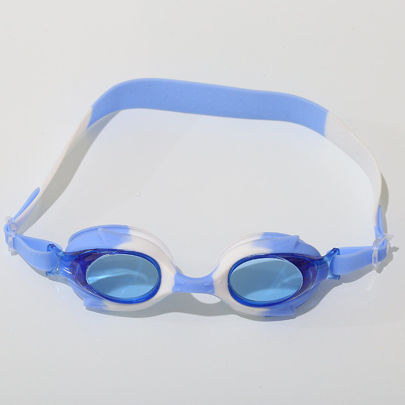 游泳新款彩色泳镜儿童训练连体平光护目镜水上更多游泳装备