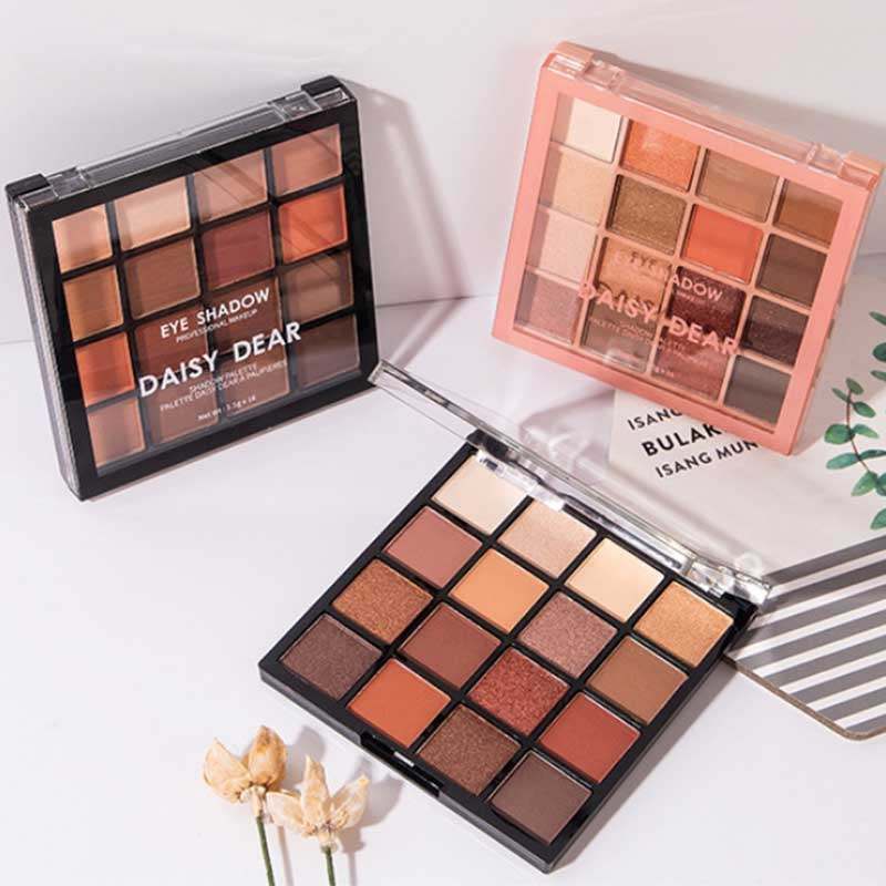 daisydear小城伊香2021年新款清新小众16色高光眼影网红眼影