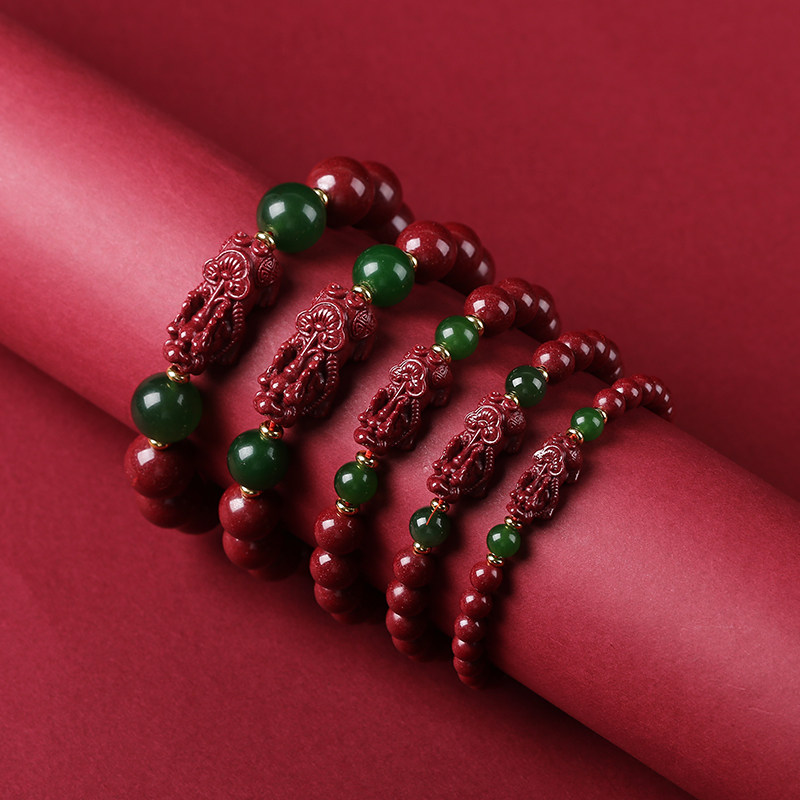 天然朱砂貔貅手链官方旗舰店正品手串女款招财转运手链