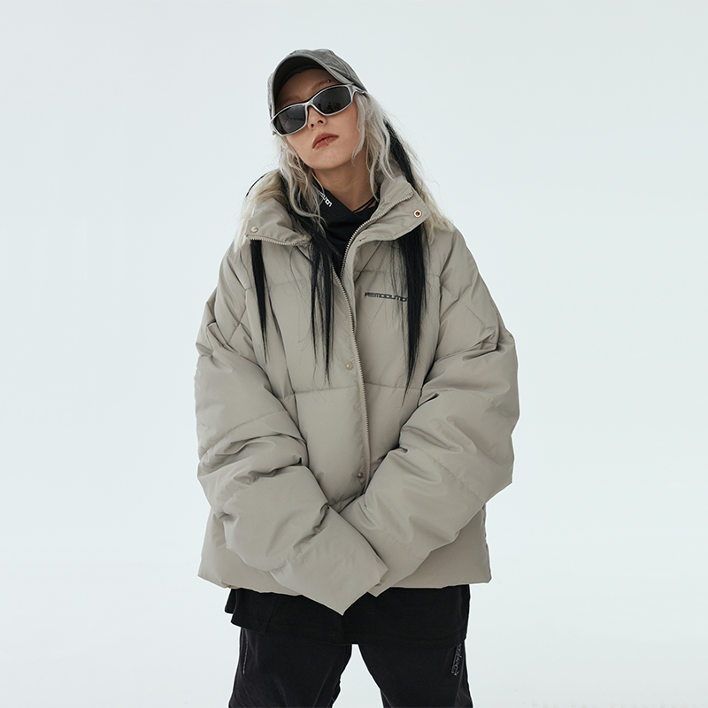 RMDT 原创设计 冬季面包服羽绒服短款外套男女小众国潮牌加绒加厚