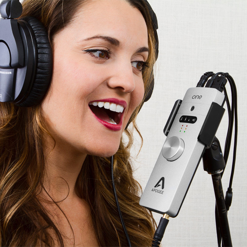 apogeeoneforipadmac手机录音声卡解码器集成音频接口