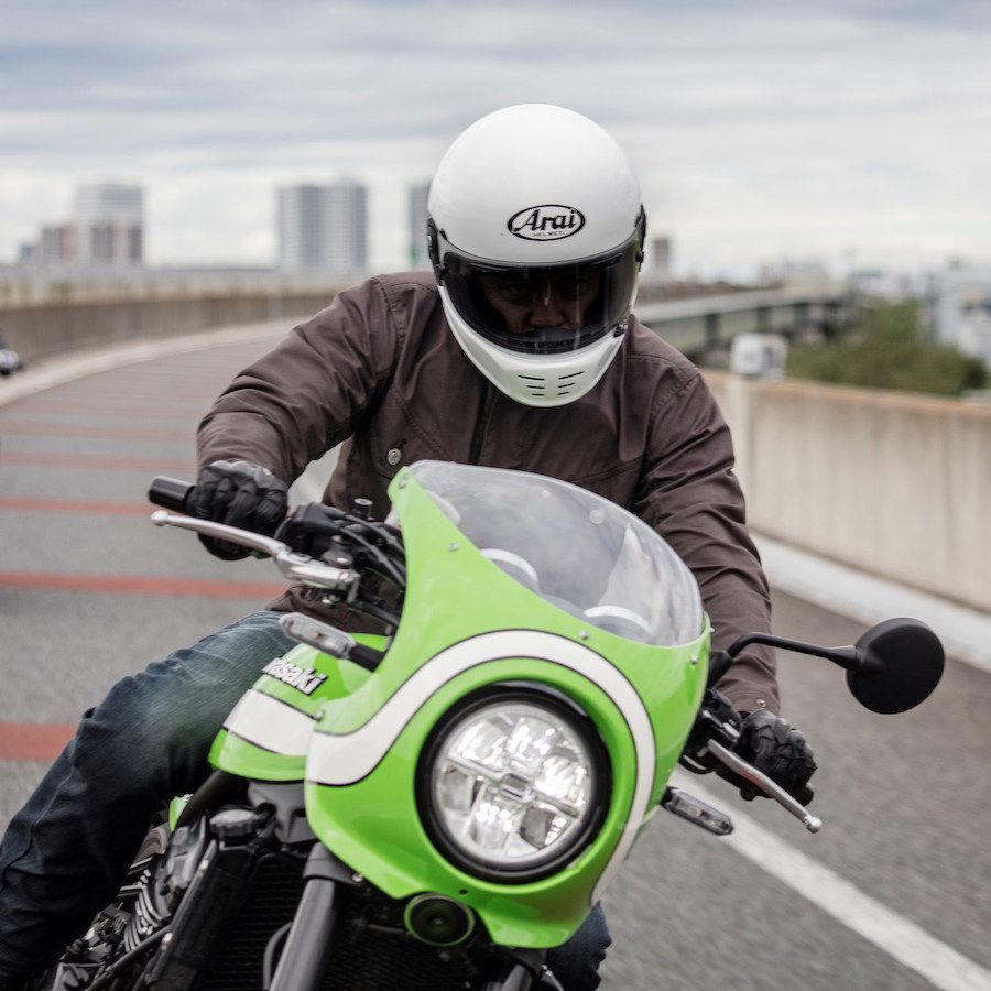 日本arairapideneo复古全盔巡航拿铁自由摩托车头盔heygo黑狗