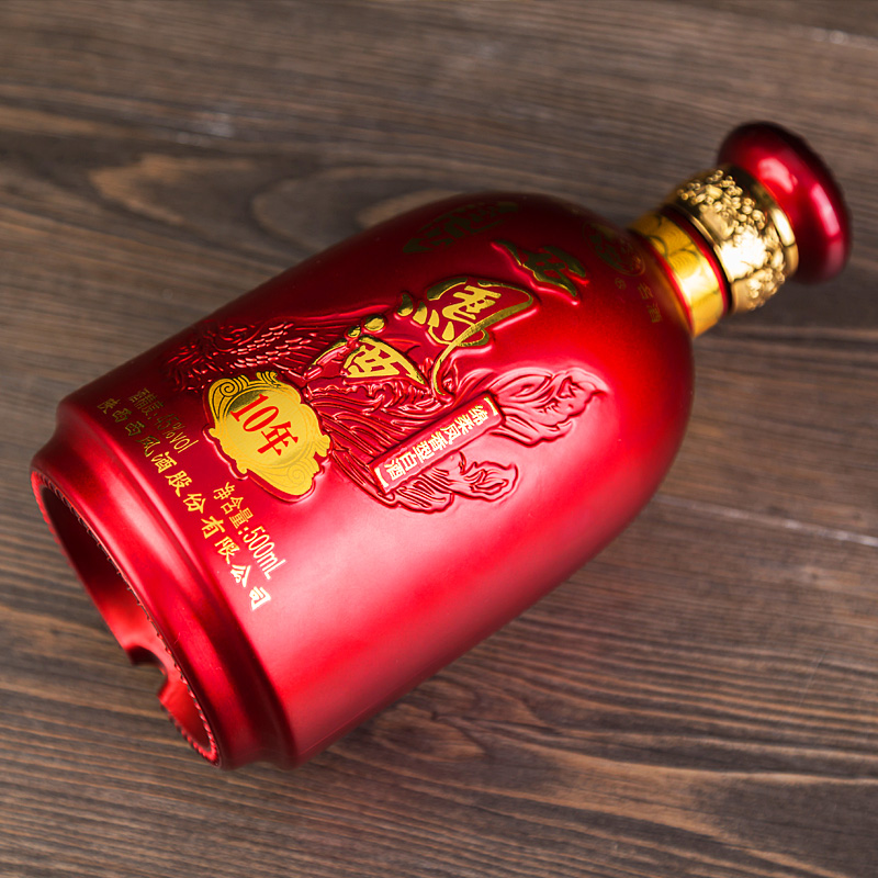 西凤白酒封坛10年凤香型45度纯粮食酒节日送礼高度口粮白酒礼盒装