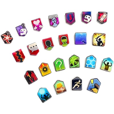 debuff图标最终幻想ffe14易伤衰弱发夹胸针同人游戏实物周边