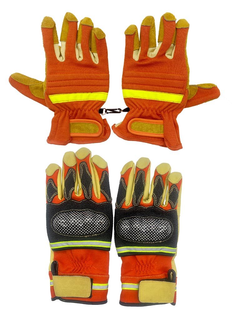 手套芳纶阻燃隔热消防员抢险救援日本k555r凯夫拉消防服