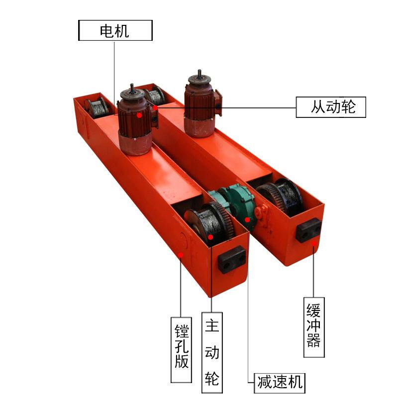 端梁行走天车起重机行车龙门吊地梁200300轮起重跑车其他起重工具