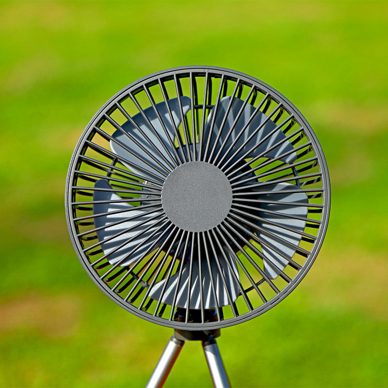 户外露营遥控小型风扇带灯帐篷挂式充电悬挂户外灯架