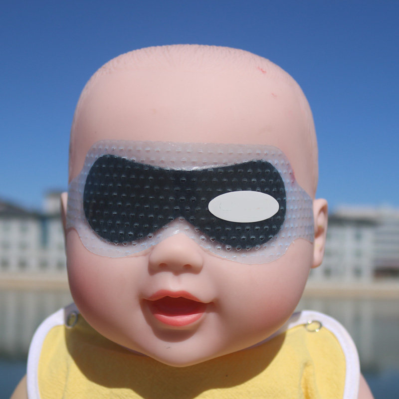 眼罩新生儿光疗婴儿蓝光太阳强光照射粘贴型凝胶眼罩