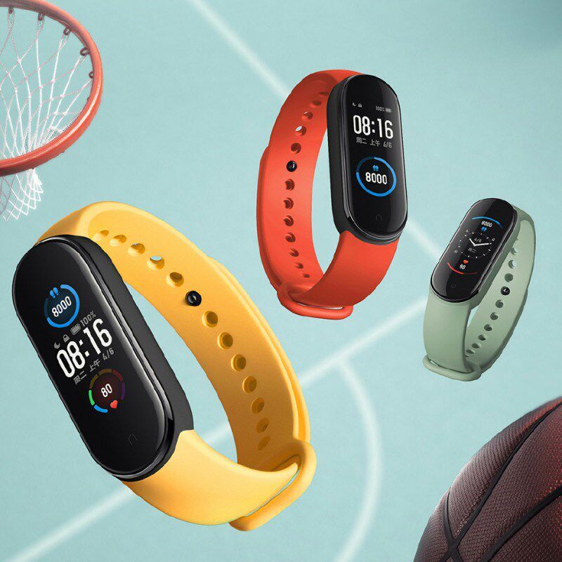 miband5smartbracelet4coloramoledscreenheartratesl