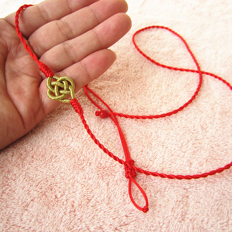 真安岁本命年腰缠万贯金钱结红绳腰链腰带腰绳男女结婚性感腰链子