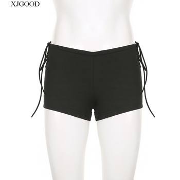 INS openwork lace-up short-rise shorts for women INS openwork lace-up short-rise shorts