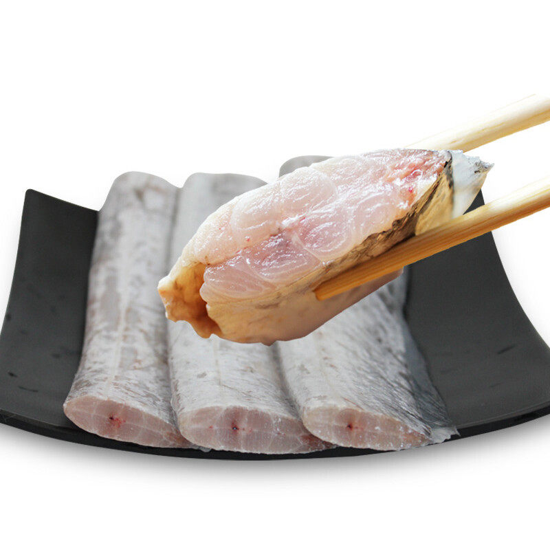 星龙冷冻海鱼大海水产中段刀鱼小眼睛海鲜新鲜带鱼