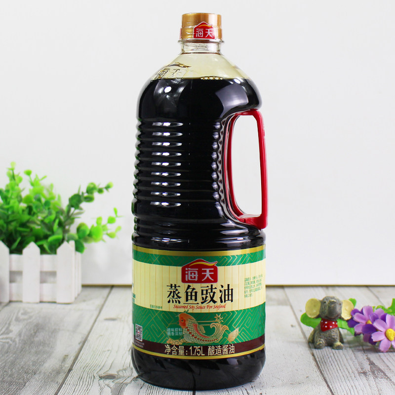 蒸鱼海天豉油175l6瓶整箱商用清蒸提鲜去腥酱油