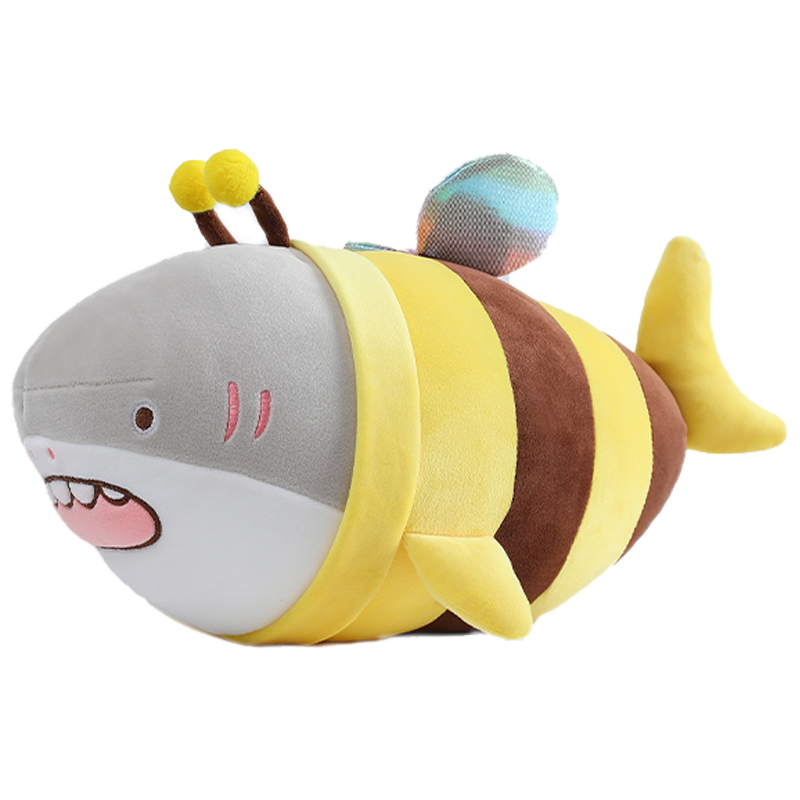 bee玩偶小鲨臂恶鲨雕怪鱼公仔沙雕毛绒玩具抱枕毛绒