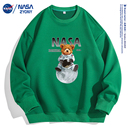 NASA联名款2022潮牌圆领卫衣