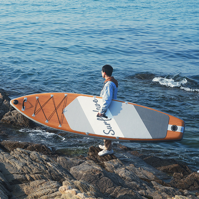 蓝科sup充气桨板站立式竞速水上冲浪板钓鱼划水桨板