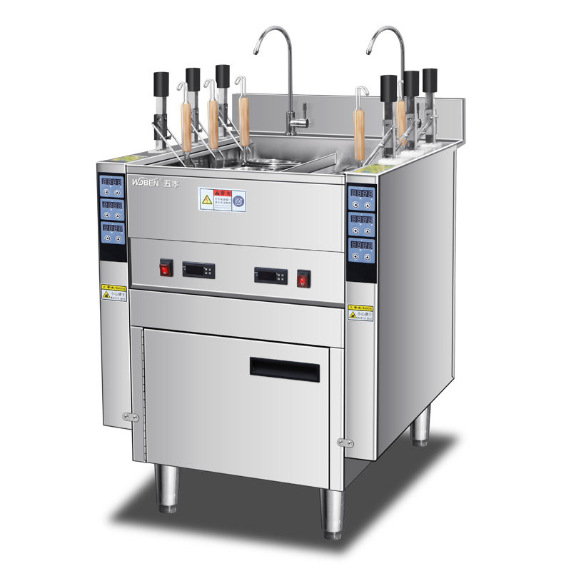 多功能六头煮粉三头面机汤粉电麻辣烫全自动商用煮面煮面机