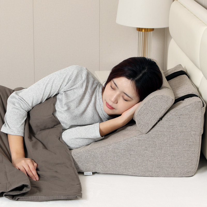 床头防反半躺三角病床术后食管靠垫老人卧枕床头靠垫